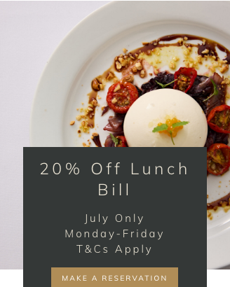 July Lunch Bill Discount โ Monday to Friday