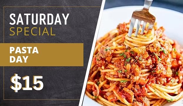 Pasta Day - Saturday Special