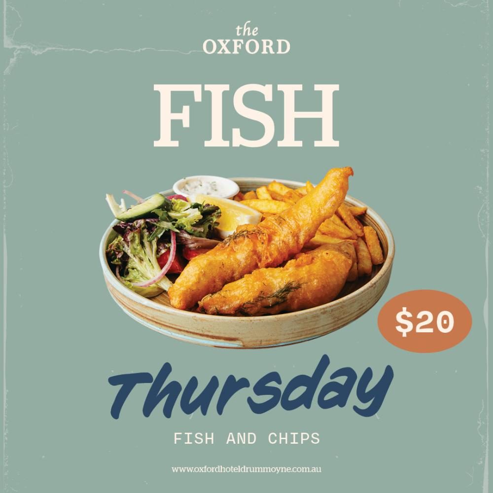 Fish and Chips - Thursday Special