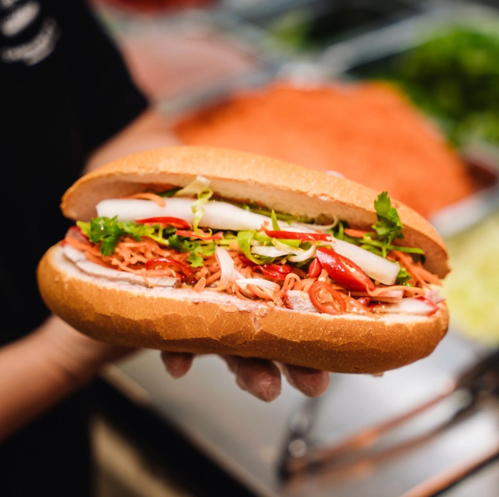 Classic pork banh mi