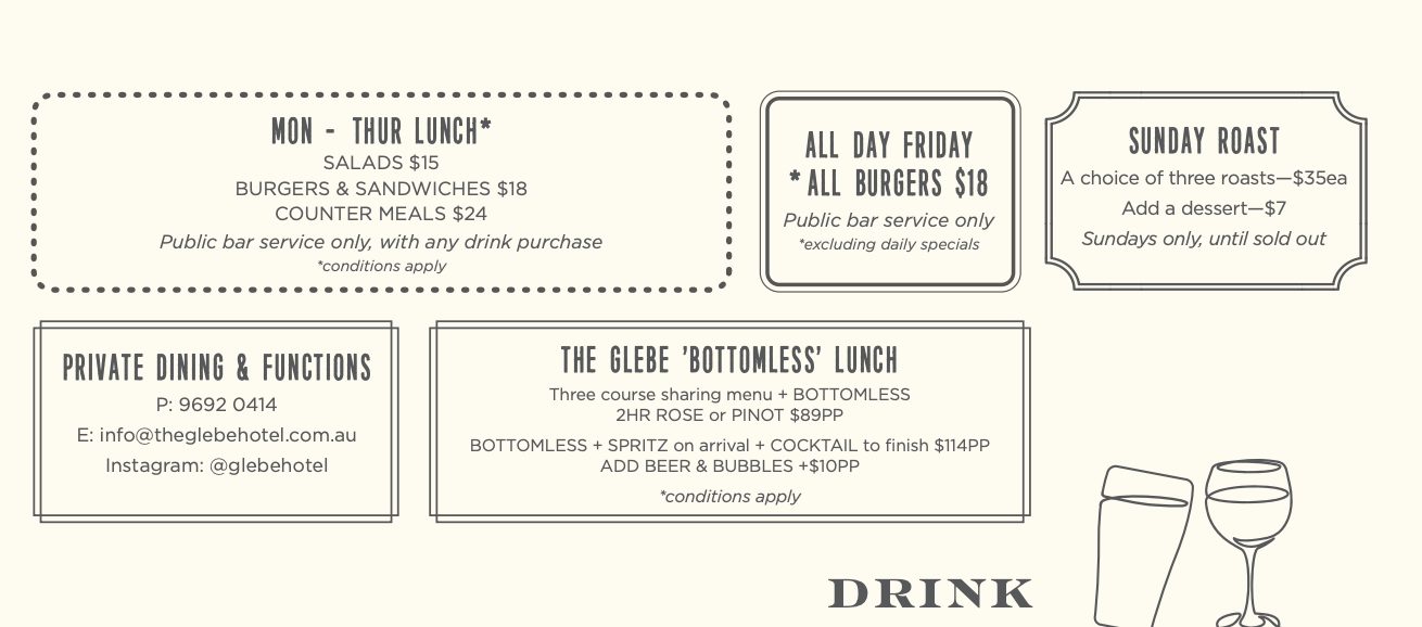 Variety of Salads Special with any drink purchase