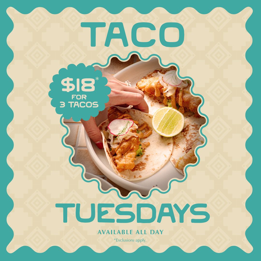 Three tacos Tuesday