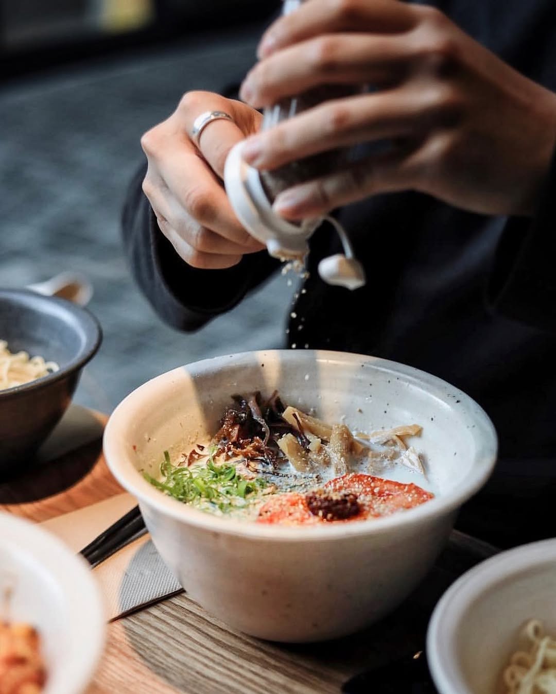 Vegan soy shio ramen