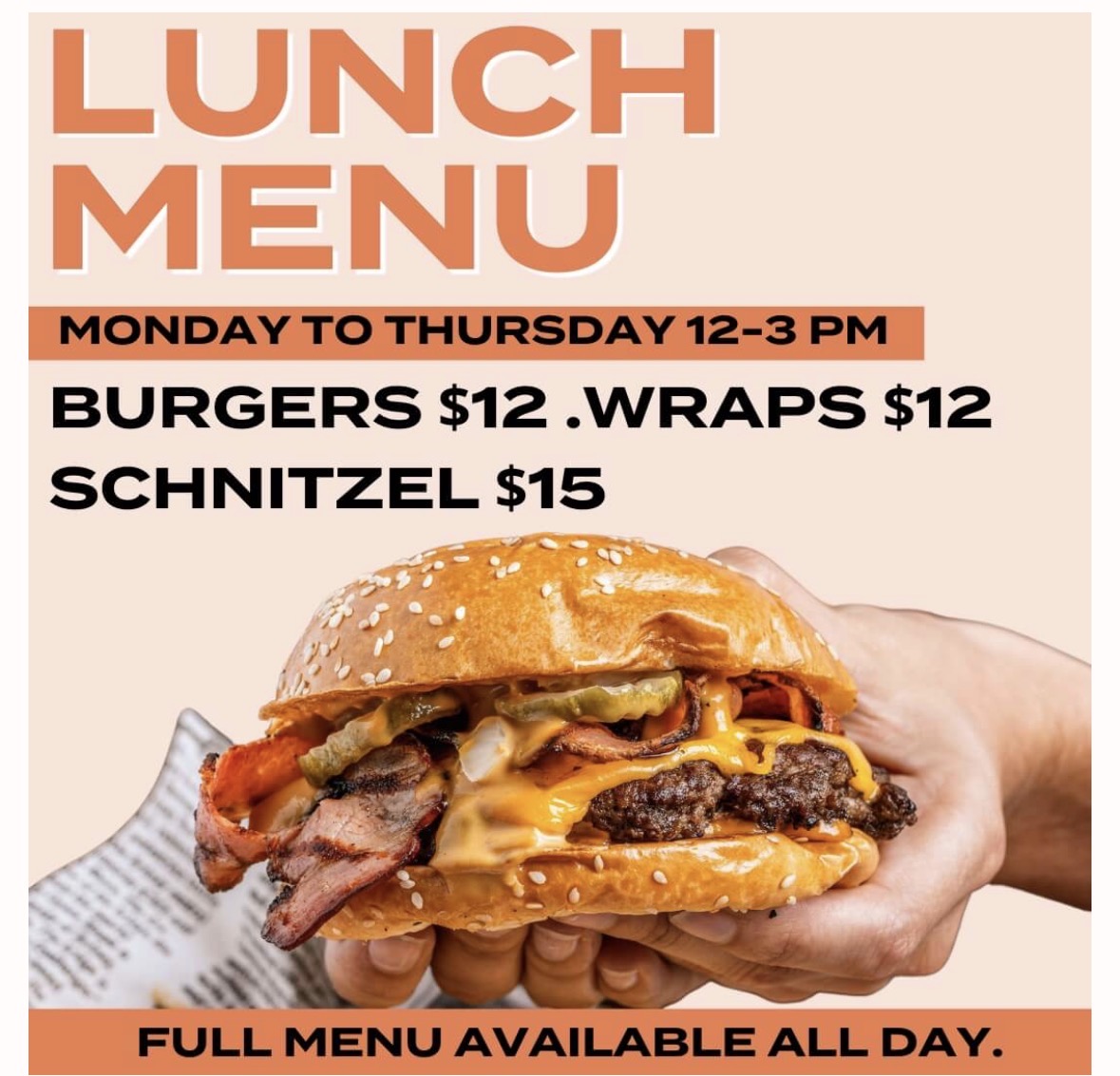 Wrap Lunch Special