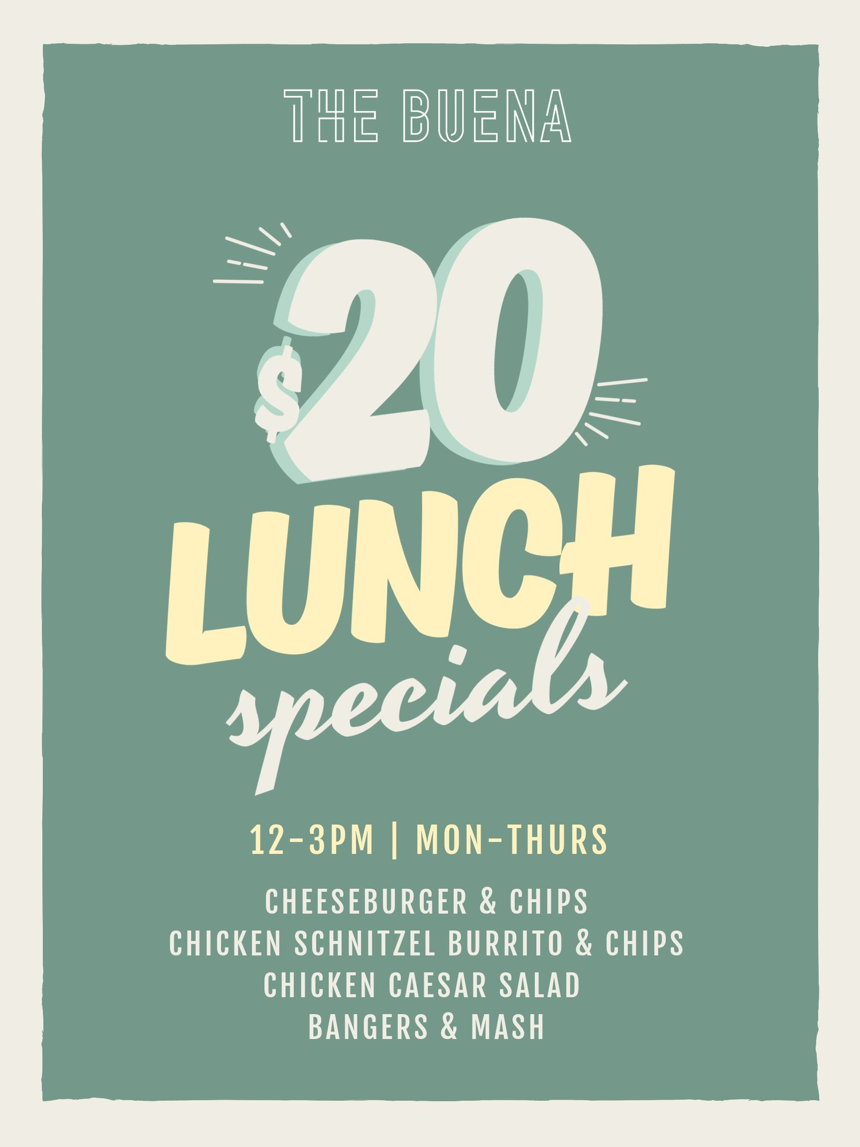 Choice of 4 Lunch Mains